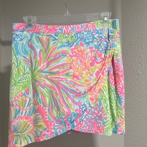 Lilly Pulitzer Colorful Floral Skort